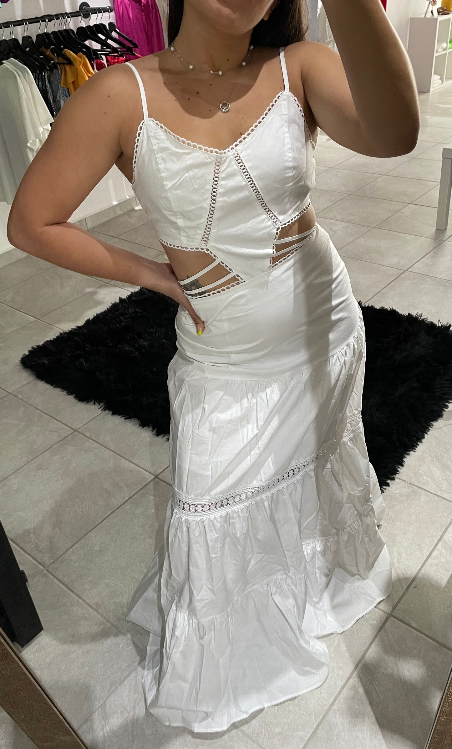 Long Beauty White Dress