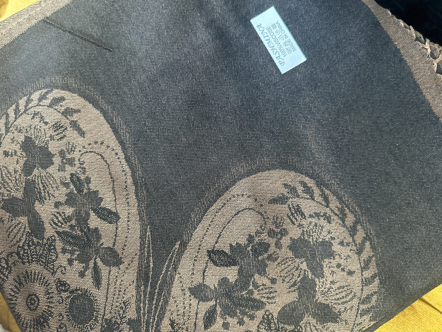 Pashmina Black & Brown