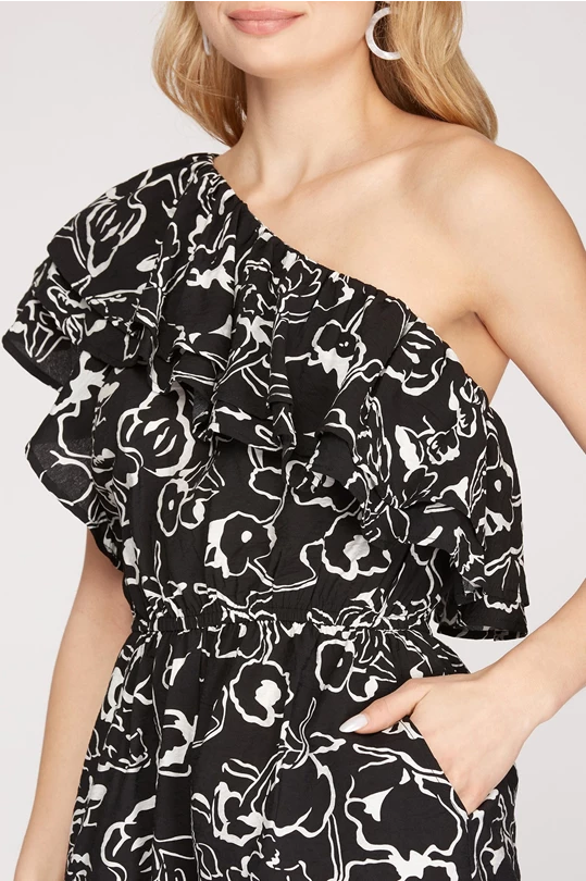 Printed Romper