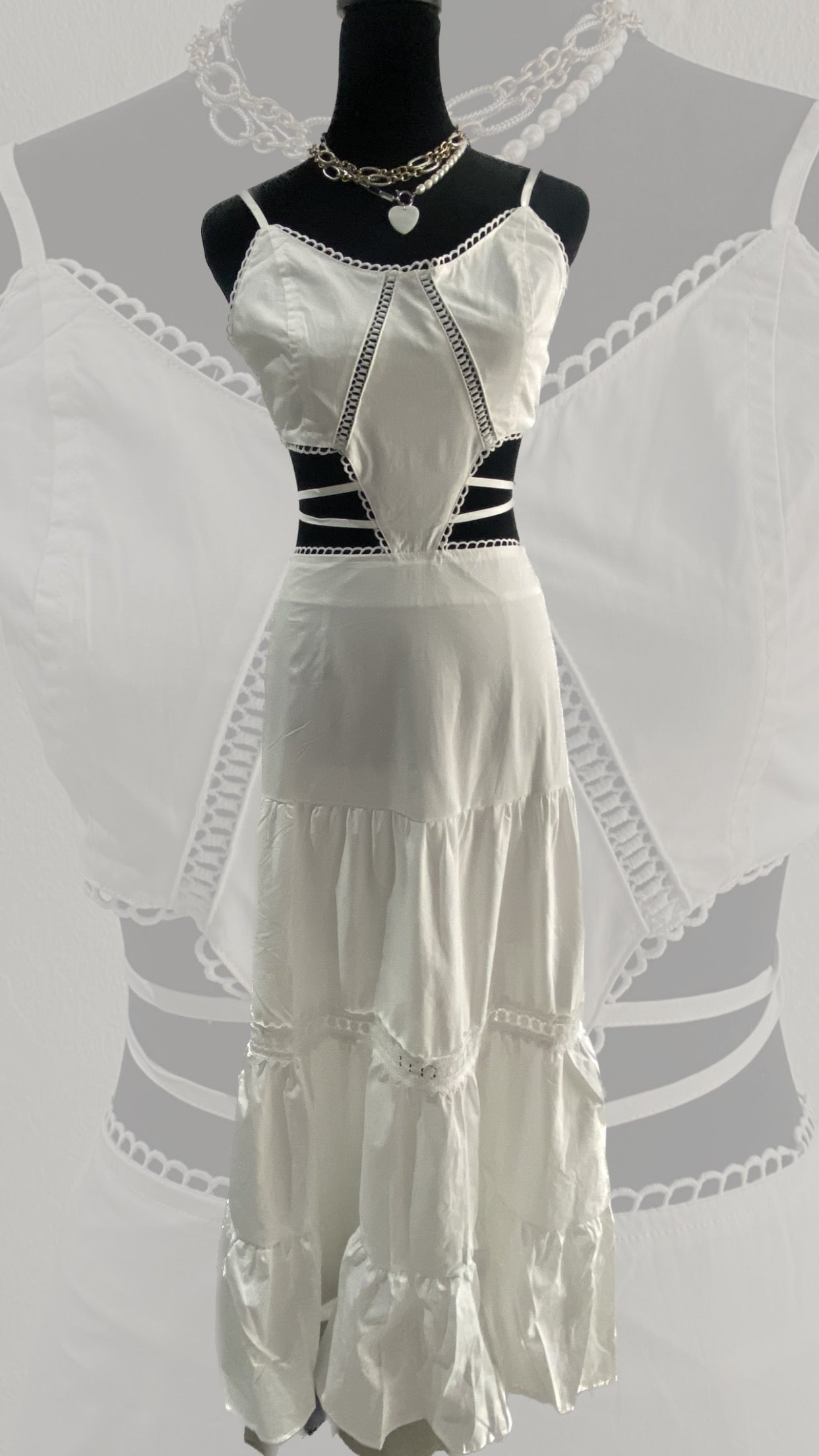 Long Beauty White Dress