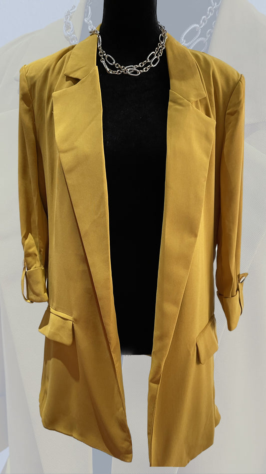 Bee Mustard Blazer