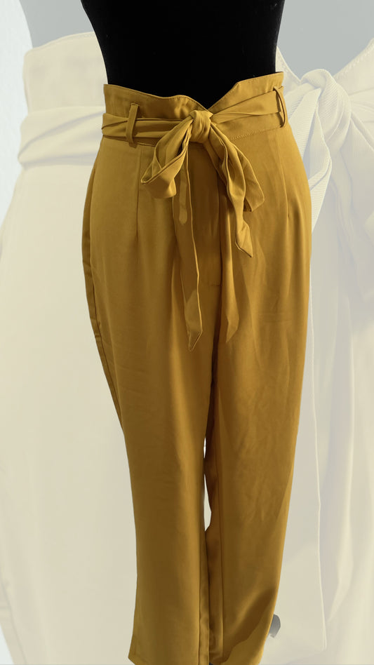 Bee Mustard Pants