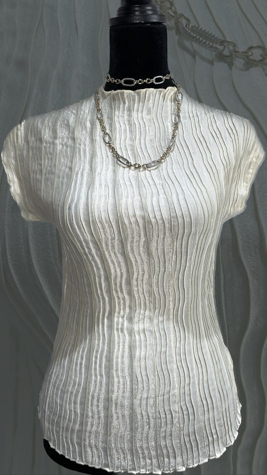 Pleated Glamour Top
