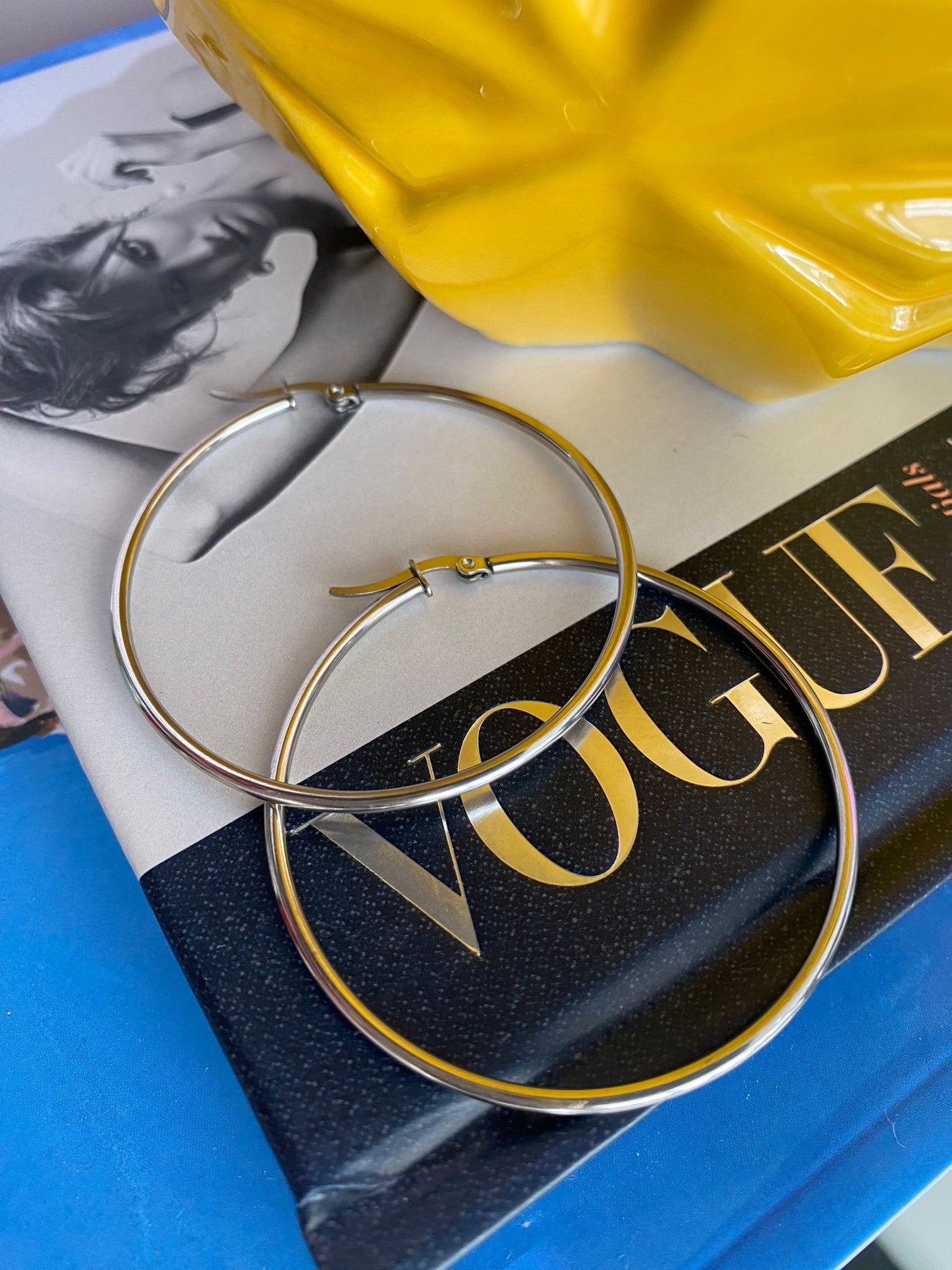 Silver Hoops
